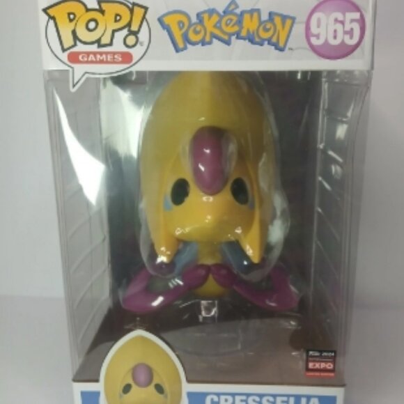 Funko Pop! Games Jumbo 10" Pokémon - Cresselia #965 - Expo Exclusive🆕⌚📦🏃💨🚚 - Picture 8 of 16